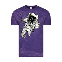 Cloud Purple astronaut in the space Vintage Tee - linhVisuals