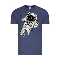 Vintage Denim astronaut in the space Vintage Tee - linhVisuals