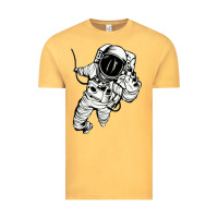 Vintage Mustard astronaut in the space Vintage Tee - linhVisuals