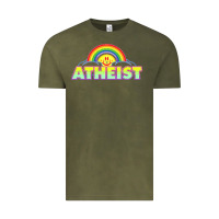 Vintage Olive atheist2 Vintage Tee - linhVisuals