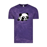 Cloud Purple baby panda bear Vintage Tee - linhVisuals