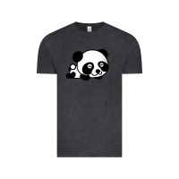 Vintage Black baby panda bear Vintage Tee - linhVisuals
