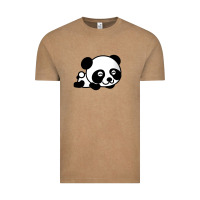 Vintage Coffee baby panda bear Vintage Tee - linhVisuals