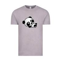 Vintage Zinc baby panda bear Vintage Tee - linhVisuals