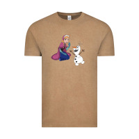 Vintage Coffee olaf and  elsa Vintage Tee - linhVisuals