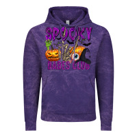 Cloud Purple Spooky babes club Vintage Hoodie - texasbilliewilder