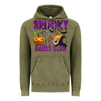 Vintage Olive Spooky babes club Vintage Hoodie - texasbilliewilder