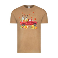 Vintage Camel basenji pumpkin truck fall leaf thanksgiving halloween Vintage Tee - linhVisuals