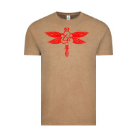 Vintage Coffee coheed and cambria dragonfly Vintage Tee - linhVisuals