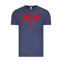 Vintage Denim coheed and cambria dragonfly Vintage Tee - linhVisuals