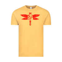 Vintage Mustard coheed and cambria dragonfly Vintage Tee - linhVisuals