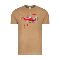 Vintage Camel christmas santa claus pilot flying airplane gift tee Vintage Tee - linhVisuals