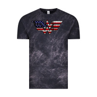 Cloud Black Wonder woman american flag Vintage Tee - linhVisuals