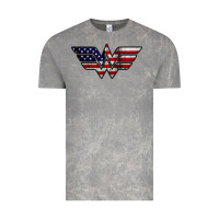 Cloud Rock Wonder woman american flag Vintage Tee - linhVisuals
