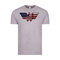 Vintage Zinc Wonder woman american flag Vintage Tee - linhVisuals
