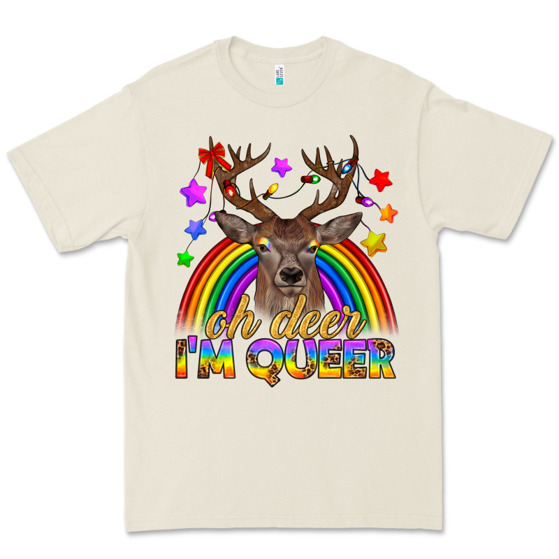 Lgbtq+ Oh Deer I'm Queer Premium Tee by BundleAndBundleShop | Teevron