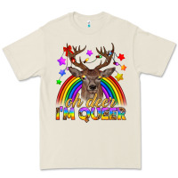 Bone LGBTQ+ Oh Deer I'm Queer Premium Tee - BundleAndBundleShop
