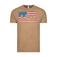 Vintage Coffee cowboy patriotic american flag 4th of july gift tee Vintage Tee - linhVisuals