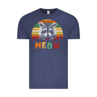 Vintage Denim funny vintage raccoon meow raccoon lovers Vintage Tee - linhVisuals