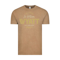 Vintage Coffee The Legend Wyatt Funny Personalized Name Vintage Tee - linhVisuals