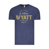 Vintage Denim The Legend Wyatt Funny Personalized Name Vintage Tee - linhVisuals