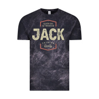Cloud Black Genuine Jack Funny Personalized Name Vintage Tee - linhVisuals