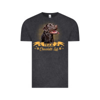 Vintage Black labrador retriever team chocolate lab funny Vintage Tee - linhVisuals