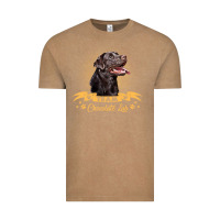 Vintage Coffee labrador retriever team chocolate lab funny Vintage Tee - linhVisuals