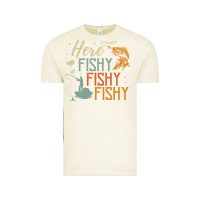 Vintage Arctic here fishy fishy fishy fishing lovers gifts Vintage Tee - linhVisuals
