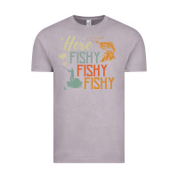 Vintage Zinc here fishy fishy fishy fishing lovers gifts Vintage Tee - linhVisuals