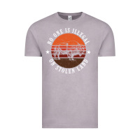 Vintage Zinc no one is illegal on stolen land 4th of july bison Vintage Tee - linhVisuals
