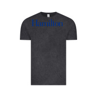 Vintage Black Hamilto College Vintage Tee - linhVisuals