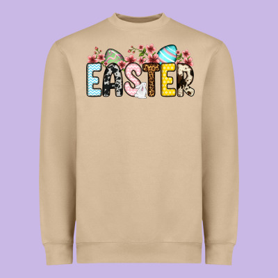 Western Easter Heavyweight Sweatshirt Designed By Oliviacreatesart
