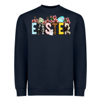 Navy Western Easter Heavyweight Sweatshirt - OliviaCreatesArt