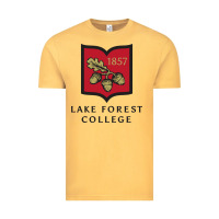 Vintage Mustard Lake Forest College Vintage Tee - linhVisuals