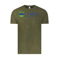Vintage Olive Lehman College CUNY Vintage Tee - linhVisuals