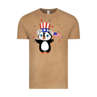 Vintage Camel penguin american 4th of july penguin american flag Vintage Tee - linhVisuals