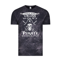 Cloud Black pirate gift always be yourself unless you can be a pirate Vintage Tee - linhVisuals