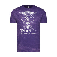 Cloud Purple pirate gift always be yourself unless you can be a pirate Vintage Tee - linhVisuals