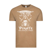 Vintage Coffee pirate gift always be yourself unless you can be a pirate Vintage Tee - linhVisuals