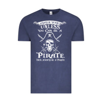 Vintage Denim pirate gift always be yourself unless you can be a pirate Vintage Tee - linhVisuals
