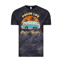Cloud Black pogue life outer banks retro vintage sunny Vintage Tee - linhVisuals
