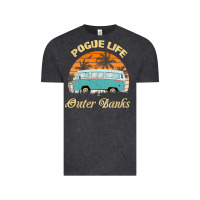 Pogue Life Outer Banks Retro Vintage Sunny Vintage Tee | Teevron