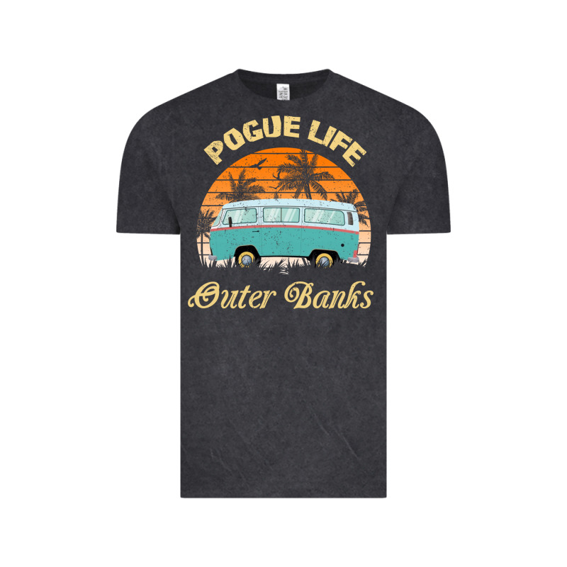 Pogue Life Outer Banks Retro Vintage Sunny Vintage Tee by linhVisuals | Teevron