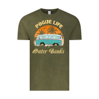 Vintage Olive pogue life outer banks retro vintage sunny Vintage Tee - linhVisuals