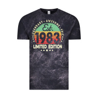 Cloud Black est. 1983 vintage 1983 limited edition 39th birthday retro pullover ho Vintage Tee - linhVisuals