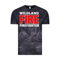Cloud Black wildland fire rescue department firefighters firemen uniform Vintage Tee - linhVisuals