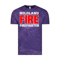 Cloud Purple wildland fire rescue department firefighters firemen uniform Vintage Tee - linhVisuals