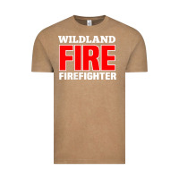 Vintage Coffee wildland fire rescue department firefighters firemen uniform Vintage Tee - linhVisuals