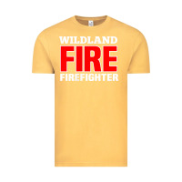 Vintage Mustard wildland fire rescue department firefighters firemen uniform Vintage Tee - linhVisuals